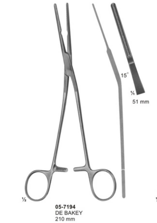 Atraumata Coarctation Clamps , Patent-Ducts Clamps
